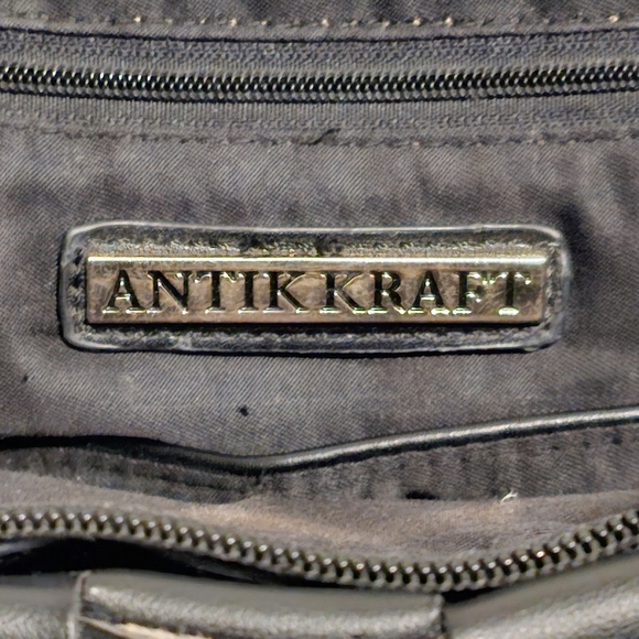 Antik Kraft woven basket weave crossbody / Shoulder Bag - Picture 4 of 4